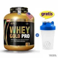 LEVEL PRO - WHEY GOLD PRO 6.6 LIBRAS RICH CHOCOLATE + SHAKER