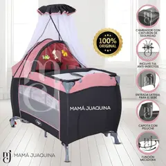BABY - Cuna Corral «VIENA STOKKER» 2 en 1 Pink