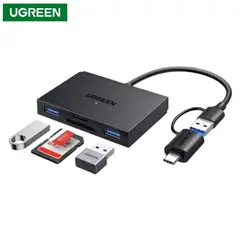 UGREEN - HUB USB 3.0 CON LECTOR DE MEMORIA CM812