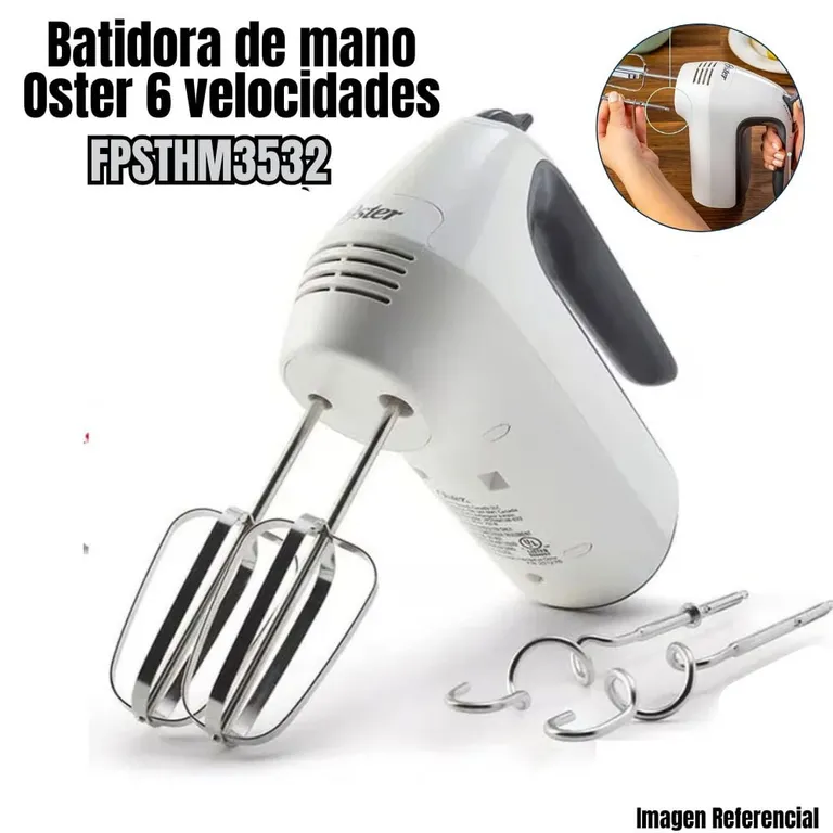 Batidora de Mano con 6 velocidades + Función Turbo - FPSTHM3532