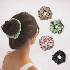 SENSA SILK - Scrunchies de seda tamaño regular no marca ni quiebra el cabello