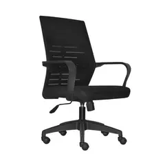 BONNO - Silla Ejecutiva Franz Malla Negra