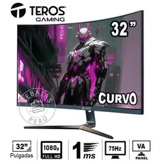 TEROS GAMING - Monitor Curvo TEROS TE-3251S 315 QHD VA 75Hz 1ms HDMI DisplayPort