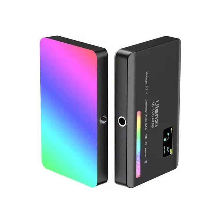 Luz continua VL120 RGB 2500k-9000k para creadores de contenido