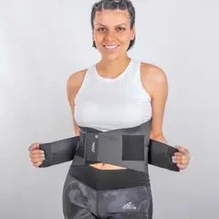 COVER - Faja Soporte Lumbar Flexible Negro - Talla S