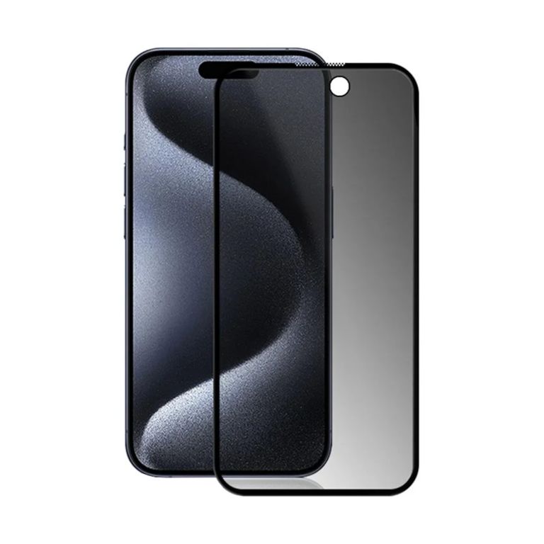 Protector de Pantalla Compatible con iPhone 15 Pro Max Anti Espía Mate