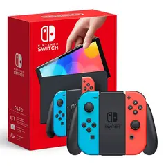NINTENDO - Consola Switch Oled 64GB RojoAzul neón