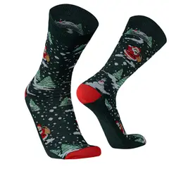 SILVERA NANOTECH - Medias navideñas deportivas casuales para hombre y mujer regalo navidad amigo secreto