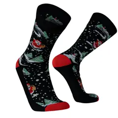 SILVERA NANOTECH - Medias navideñas largas de vestir casuales para hombre y mujer
