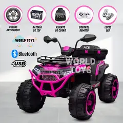 GENERICO - Cuatrimoto a Batería Musical «ZAYDEN» Purple