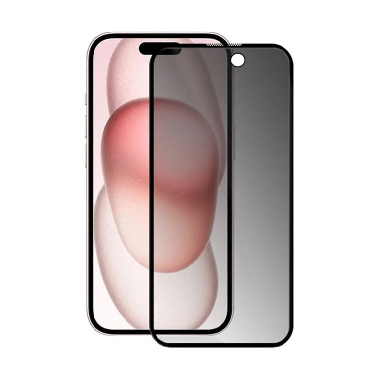 Protector de Pantalla Compatible con iPhone 15 Anti Espía Mate