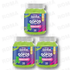 GENERICO - PACK 3 GOMITAS GOFOS NIÑOS 390 UND SOTTCOR LABS