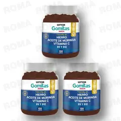 GENERICO - PACK 3 GOMITAS HIERRO 390 UND SOTTCOR LABS