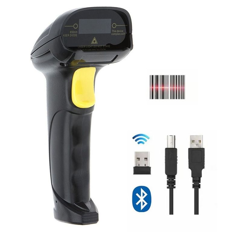 Lector Escaner Código de Barras 1D Bluetooth Inalámbrico 8300LW