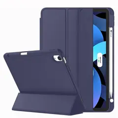 GENERICO - Funda Case Pencil Holder para iPad Air 11 Chip M2/M3 - Azul