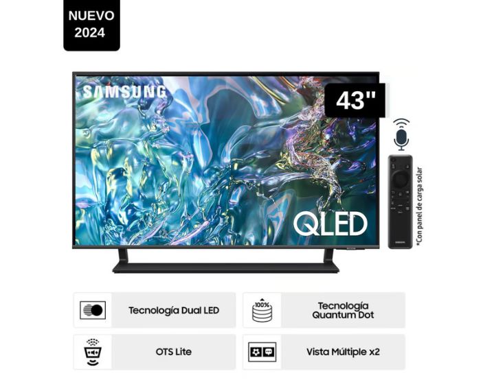 Televisor QLED Tizen OS Smart Tv 43 4K QN43Q65DAGXPE
