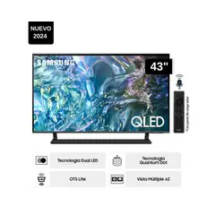 SAMSUNG - Televisor QLED Tizen OS Smart Tv 43 4K QN43Q65DAGXPE