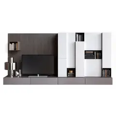 GENERICO - Centro de Entretenimiento Partitee - Blanco y Gris