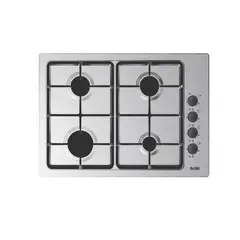 SOLE - Encimera Acero Inoxidable Gas 4q Compacta