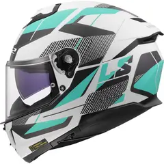 LS2 - CASCO DE MOTO FF808 ROAD CYAN LIGHT MATE TALLA¨L¨