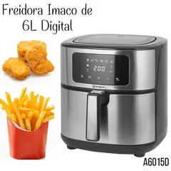 IMACO - FREIDORA DE AIRE AF6015D 6L DIGITAL TURBO