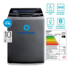 INDURAMA - Lavadora Automatica de 21KG LRI-21CRI Croma