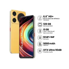 ZTE - CELULAR NUBIA MUSIC 128GB4+4RAM NARANJA