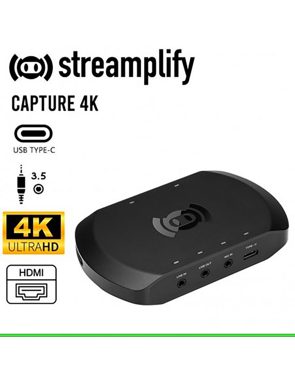 Capturador de Video CAPTURE-4K30-BK Black