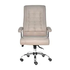 OFIDEAS - Silla Giratoria de Oficina Presidencial Shiny Taupe