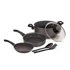 TRAMONTINA - JUEGO BATERIA COCINA X6 PARIS + JGO UT.X3 ROJO- TRAMONTINA- 75286018