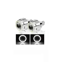 GENERICO - PROYECTOR LED 25 LUZ BLANCA CON OJO DE ANGEL BLANCO + AZUL