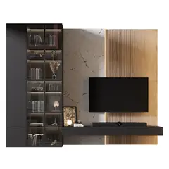 GENERICO - Centro de Entretenimiento Parena - Negro y Beige