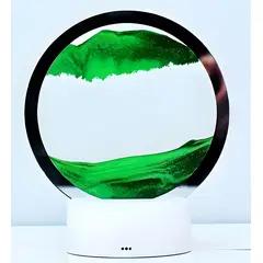 GENERICO - LÁMPARA DE MESA MULTICOLOR DE ARENA LED EFECTO 3D