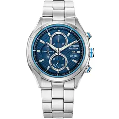 CITIZEN - Reloj Acero Inox Cronografo Eco-Drive Weekender CA0430