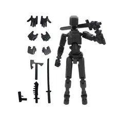 OEM - Muñeco articulado Titan T13 Dummy figura de accion Negro