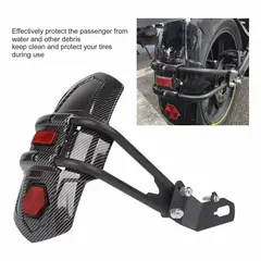 GENERICO - TAPABARRO FIBRA DE CARBONO UNIVERSAL PARA MOTO