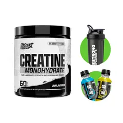 NUTREX RESEARCH - CREATINA NUTREX 300G MONOHIDRATADA + SHAKER + X-B DE REGALO