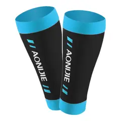 AONIJIE - Mangas de Compresión Pantorrillas Negro Talla S