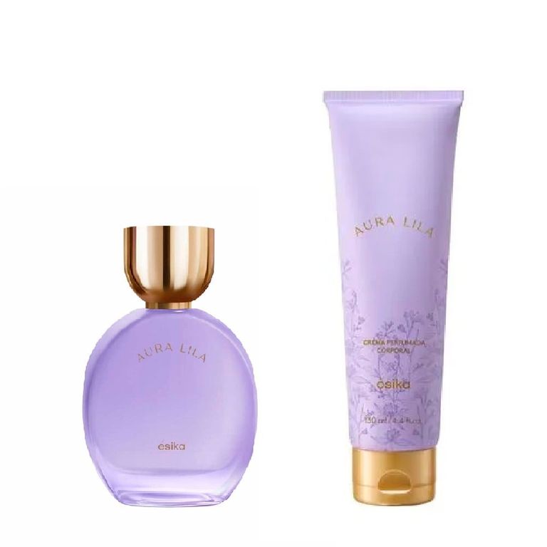 Set Aura Lila + crema corporal de