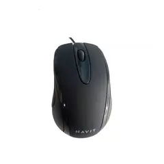 HAVIT - Mouse Alámbrico con Sensor Óptico de 1000DPI Negro - HV-MS753