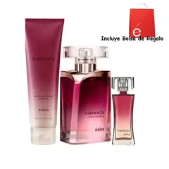 ESIKA - Set Vibranza ( Perfume 45 ml + loción 130 ml + perfumé 7.5 ml )