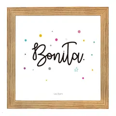 CASA PIZARRO - Cuadro "Bonita", 17 x 17 cm