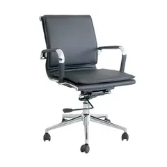 OFIDEAS - Silla de Oficina Alemania Gerente Negro Alta