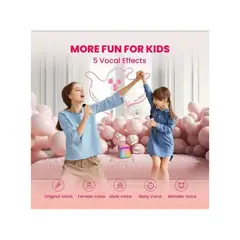 GENERICO - MINI PARLANTE KARAOKE CON UN MICROFONO K12