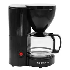 IMACO - Cafetera ICM 608N De 6 a 8 Tazas 550W-Negro