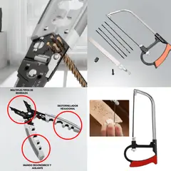 ROSH - Sierra 8 en 1 + Alicate Multifuncional - ¡El Dúo Perfecto!