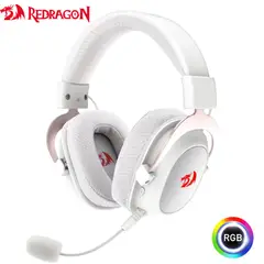 REDRAGON - Auriculares Zeus PRO RGB H510-WL Wireless WHITE