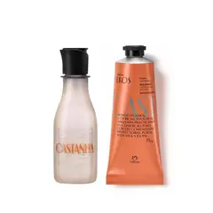 NATURA - Jabon liquido +hidratante de manos Castaña EKOS