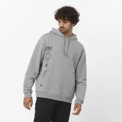 SALOMON - Polera Graphic Pull Over Hoody Sportstyle Hombre -