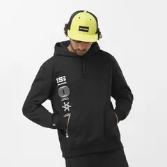SALOMON - Polera Graphic Pull Over Hoody Sportstyle Hombre -